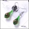 Dangle Lustre À La Main En Verre De Murano Boucles D'oreilles Pour Les Femmes Murano Bijoux Femme Eau Boucle D'oreille Cadeau De Noël Fashio Dhgarden Dhg4H