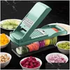 Fruktgrönsaksverktyg 7 i 1 Vegetabiliska verktyg Cutter Food Slicer Dicer Fruit Peeler Cutters Cheese Grater 899 R2 Drop Delivery Home DHDVE