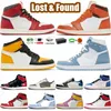 Lost and Found 1 농구화 1s Starfish Gorge Green Bred Patent Brotherhood Royal Toe Yellow Taxi Chicago Twist 2.0 Mens Womens Sneaker Trainers