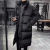 Mens Down Parkas Winter Long Jacket Wysoko jakościowa moda Parkana plus size 5xl gruba wiatrówka 221129