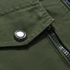 Mäns jackor Mens Fashion Army Military Man Coats Bomber Stand Male Casual Streetwear Chamarras Para Hombre 221129