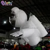 2.5M Height Giant Advertising Inflatables Advertising Astronaut Bust With Led Lights Inflatable Cartoon Character Blow Up Space Theme Decoration Toys