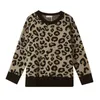 Suéteres de mujer Suéter de mujer Leopardo Suéteres de punto sueltos Suéteres femeninos AllMatch Oversize Jumper Tops Otoño Invierno Ropa de moda Mujer J220915