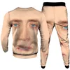 Testros masculinos Novo ator famoso Nicolas Cage 3D Impress￣o Moda Mulher Plus Size S-7xl Harajuku 001