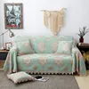 Housses de chaise de style européen Vintage Chenille Jacquard Lace Sofa Throw Cover All-inclusive Dust Couch Slipcover Protector Serviette antidérapante