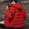 Mens Down Down Parkas Streetwear Fashion Men Hooded Winter Jacket Coat 따뜻한 윈드 브레이커 아웃복 캐주얼 슬림 핏 남성 외투 221129