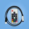 RGB Controllers 5V-24V RF 17 Key RGB LED Dimmer 4 Pin USB Interface Apply To 5050 2835 3528 Strip light