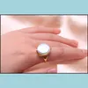 Солитарное кольцо в барокко только натуральное пресноводное жемчужное кольцо в стиле ретро 14 тыс. Примечания кнопка Gold Rugar в форме RFD доставка Dhgarden Dhwad