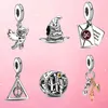 10 Stück Harry-Legierungsmetalle-Perlen-Charms für Pandora 3 mm Schlangenkette, mehrfarbig, DIY-Herstellung von Schmuck, europäische Armbänder, Armreifen, Frauen und Mädchen, beste Geschenke B036
