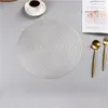 Table Napkin Creative Art Imitation Weave Insulation Pad PVC Life 2 Pieces Set Kitchen Mats Decorative Steak Plate Mat