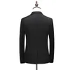 Erkekler Suits Blazers varış Sabah Takım Düğün Erkekler için Üç Peices Jacketpantsvest Özel Yapımı Siyah 221128