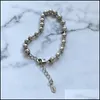 Braccialetti con ciondoli Palline di Buddha etniche per gioielli da donna Bracciale a catena placcato argento trendy Accessori per feste femminili Ragazza Cristo Dhgarden Dhuxi