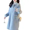 Women's Fur Autumn And Winter Faux Tops Korean Version Medium Long Lamb Wool Coat Women's Versatile Small Man Trend