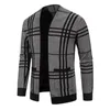 남자 스웨터 패션 카디건 니트 겨울 코트 비즈니스 캐주얼 재킷 남성 탑 남자 코트 크기 m-5xl 니트웨어 2 색 221128