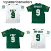 Benutzerdefinierte #9 JuJu Smith-Schuster High School Football Jersey Long Beach Polytechnic genäht Grün Weiß Größe S-4XL