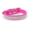 Chokers 7 Couleurs Bling Petit Collier De Chien En Cuir Pu Strass Diamant Pet Chiot Chat Collier De Mode Colliers S M L Taille Drop Deliver Dhoyc