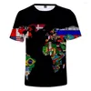 Мужские футболки T 2022 3D футболки Earth Tee Men Men/Women Tshirt Summer Hetableable Boy/Girl