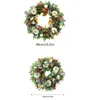 Decoratieve bloemen 2023 Thanksgiving krans kerstdecoratie Garland raam