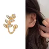 Cross Metal Zirkon Ohr -Ohr -Ohrclip für Frauen ohne durchbohrtes C -Form Geometrische kleine Ohrhörer -Ohr -Wickel -Ohrhörungs -Clips Schmuck Schmuck
