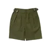 Men's Shorts 2021 Vintage Army Green Summer Plain Streetwear Utility Cargo Shorts Men Gurkha Shorts with Adjustable Waistbelt T221129 T221129