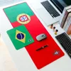 2022 Fãs periféricos de futebol do mouse da Copa do Mundo Pad Pequeno Presente Mousepad Tabela de almofada de almofada de teclado Saivenirs da seleção nacional