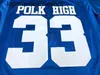 Custom Retro Sean Taylor High School Football Jersey Men's All Stitched Mesh Any Name Blue