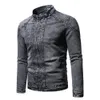 Chaquetas para hombres Denim Moto Biker Jean Otoño Invierno Moda Sólido Plus Terciopelo Soporte Collar S Abrigo Casual 221129