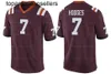 Camiseta de fútbol personalizada de Virginia Tech Hokies Bucky Hodges Michael Vick Hendon Hooker Ryan Willis Damon Hazelton cosido con cualquier nombre y número