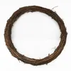 Dekoracyjne kwiaty dekoracja domowa drewniane okrąg okrągły pierścień rattan