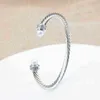 95% de réduction sur le bracelet de perles épais 5 mm femmes bracelets designers bracelet charme mode fil torsadé bijoux tressé 18 carats plaqué or cuivre imitation bijoux
