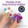 Toy de descompressão Antistress Push Bubbles Fidget Spinner para crianças e adultos enfrentam mudanças sensoriais de crianças autistas de ansiedade presentes de alívio 221129