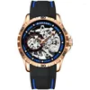 Relógios de pulso 2022 Top Ten Brand Watches Men's totalmente automático Mechanical impermeável Hollow Out Trend Famous Authentic Men