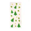 Noel dekorasyonları 50pcs Şeker Çantaları Çerezler Şeffaf Noel Baba Ağacı Kardan Adam Düğün Hediyesi