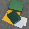 Designer męski projektantki Portfel luksus z torebkami pudełkowymi Klasyczne portfel oryginalny skórzana torebka mody Kluczowa lud