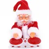 Plüschpuppen 2023 Chirstmas Elektrisches Spielzeug DJing Weihnachtsmann Musik Weihnachtsfeier Dekoration Jahr Lustiges Geschenk für Kinder 221129