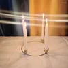 Portacandele Tavolo in ferro Porta tealight Candeliere in metallo retrò Candelabri Stile moderno Decorazione per matrimoni, feste di compleanno