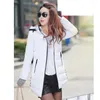 S Down Parkas coton manteau femmes longue mince à capuche hiver coréen noir rouge mode vêtements chaleur veste Feminina 221128