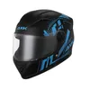 Motorcykelhjälmar Dual Visir Vamp Up Full Face Helmet 3 Färger