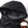 Hommes Down Parkas Veste d'hiver Hommes Mode À Capuchon Épaissir Manteau Chaud Vestes Vestes Manteaux Ceketler Doudoune Homme Jaquetas Ropa Hombre 221129