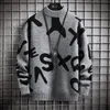 Men's Sweaters Winter Turtleneck Sweater Cashmere Pullover Fashion Knit Loose s Harajuku Streetwear Soft Warm Pull Homme 221128