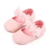 첫 워커 귀여운 꽃 아기 신발을위한 유아 유아 소녀 공주 소프트 밑창 prewalker