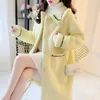 Women's Fur Autumn And Winter Faux Tops Korean Version Medium Long Lamb Wool Coat Women's Versatile Small Man Trend