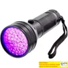 51LED UV URTRAVIOLET LANTLET VIOLET VIOLET Blacklight Black Light Tocha de 395nm CHASH