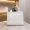 Сумки для покупок сумка для сумки Marc Totes Designer Женщины кожаная сумочка тиснена