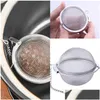 Coffee Tea Tools Stainless Steel Making Tea Balls Make Household Restaurant Filter Spice Stew Soup Seasoning Ball Originality 4 5Y Dhilr