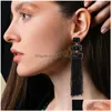 Dangle Lustre Long Boho Perle Gland Dangle Boucles D'oreilles Pour Femmes Vintage Bohème Goutte Bijoux Déclaration Cadeau De Noël Livraison Dhr2V