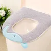 Housses de siège de toilette doux coussin d'hiver tapis antidérapant lavable imperméable à l'eau verso coussin de salle de bain Anti-odeur