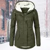 Wo Fashion Women 's Deallened Warm Down 재킷 Long Winter Coat Hooded Parka 221129