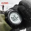 Wristwatches EZON H001H13 Professional Climbing Hiking Altimeter Barometer Compass Men Digital Sports Watch 50M Waterproof 221129