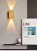 Wandlampen Nordic Einfache LED Schlafzimmer Nachttisch Kunst Treppe Korridor Wohnzimmer TV Hintergrund Minimalistische Lampe